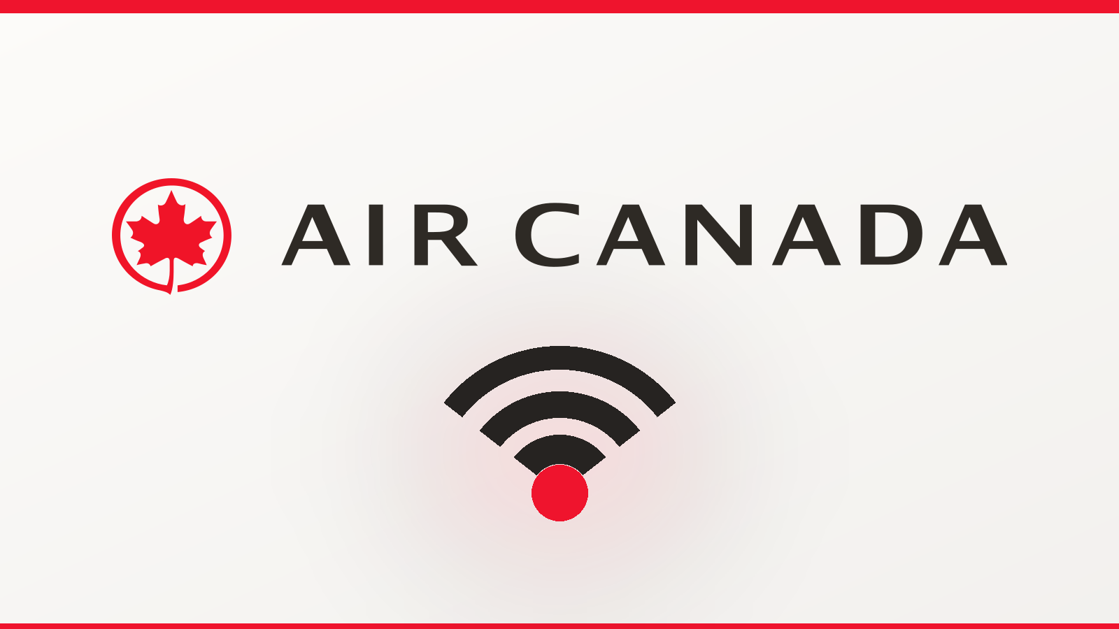 A composite of the Air Canada logo and a Wi-Fi symbol.